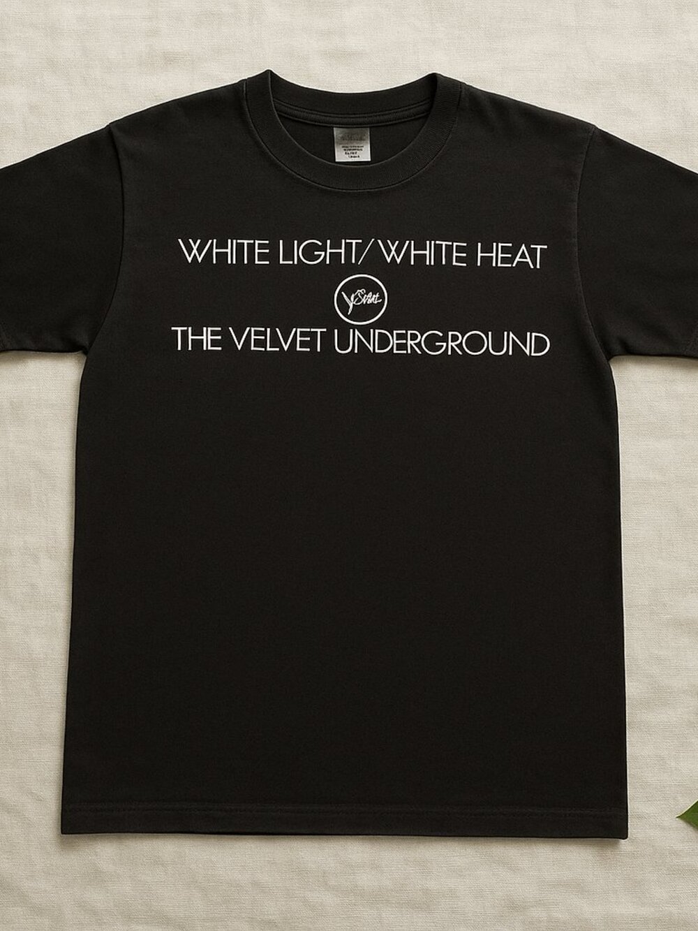 Velvet Underground White Light White Heat Graphic Tee | Black Rock Band Shirt